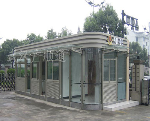 圓角鋼構崗亭